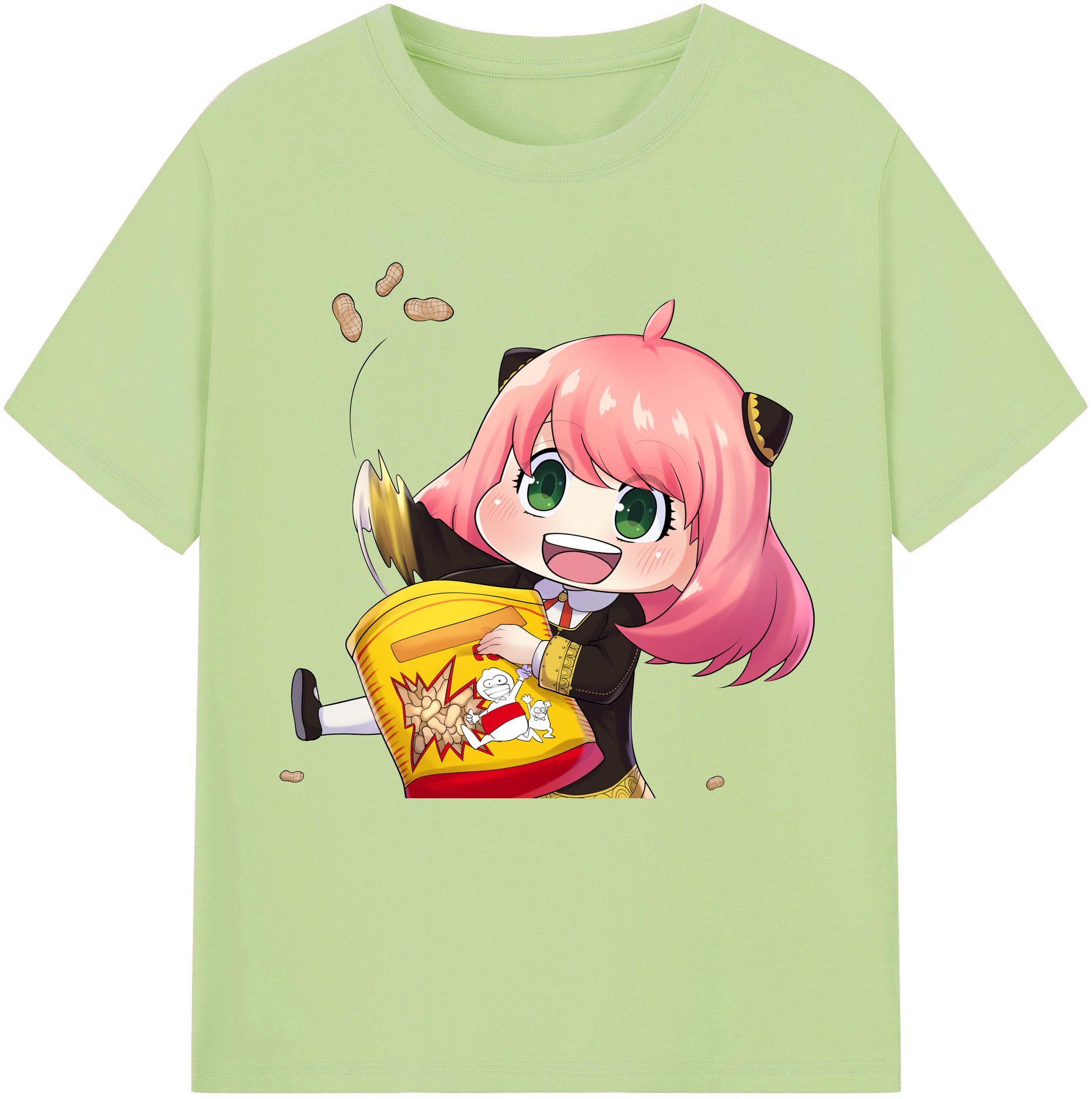 （画像用） SPY×FAMILY间谍家家酒 綿100％半袖Tシャツ（フロントプリント）